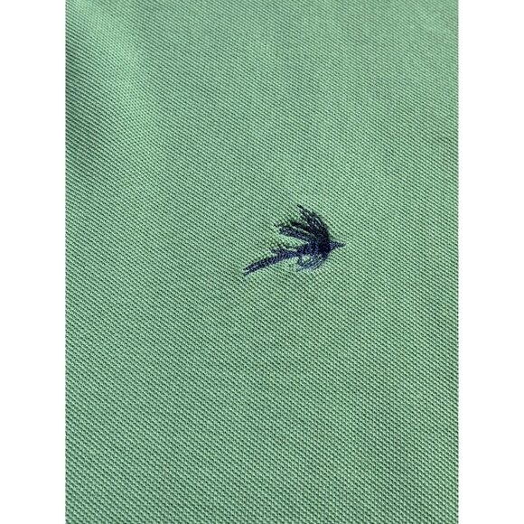 Orvis  Green Long Sleeve Polo Shirt Men's M Cotton Fly Fishing Outdoor - Picture 2 of 7